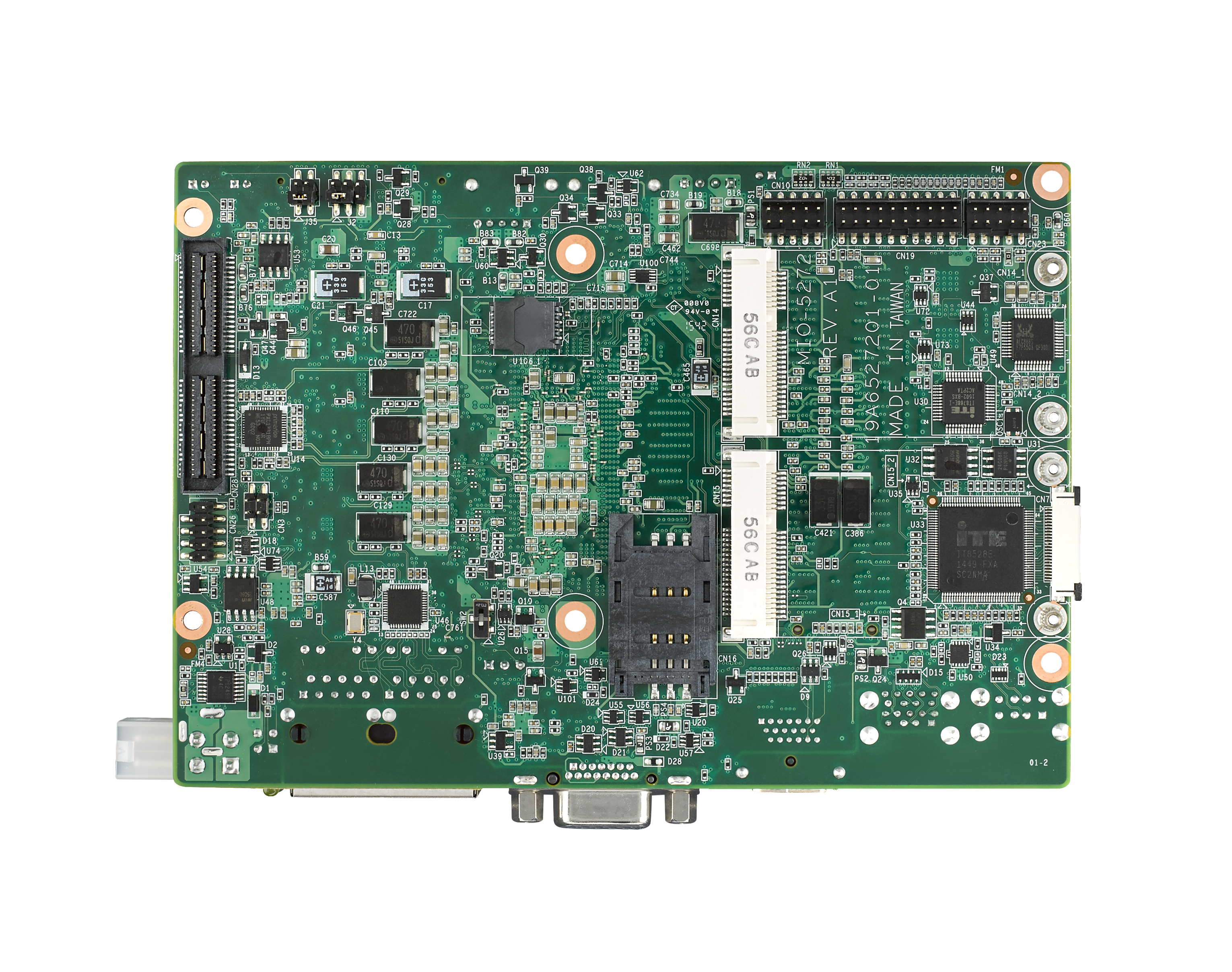 6th Gen i3 6100U 3.5” Compact SBC with DDR3L, VGA, HDMI, 48-bit LVDS, 2 GbE, 
2 Mini PCIe, mSATA, Fanless, MIOe